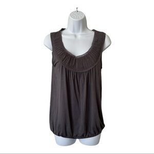 Ann Taylor Loft Ruched Collar Detail Size Small